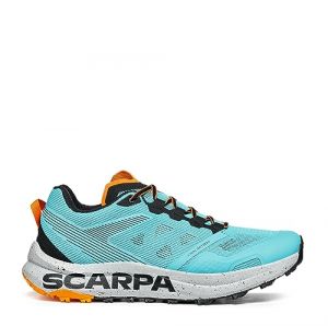 Scarpa M Spin Planet Blau - Leistungsstarker dämpfender Herren Trailrunning Schuh