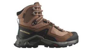 salomon quest element gtx wanderschuhe braun   grau damen