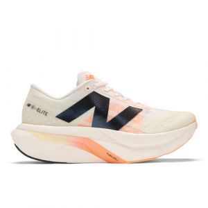 New Balance Damen FuelCell SuperComp Elite v4 in Weiß/Beige/Orange