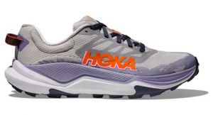hoka torrent 4 trailrunning schuh grau blau orange damen