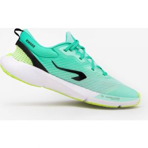 Laufschuhe Kinder Drop 0 - KN500 grün/schwarz