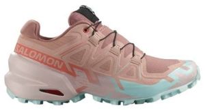 salomon speedcross 6 trailrunning schuhe pink blau damen