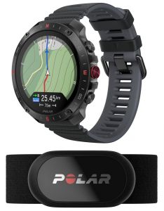 Polar - GPS-Uhr mit Kardiogürtel - Polar Grit X2 Pro Black + H10  - schwarz