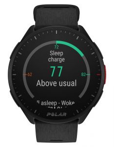 Polar - GPS-Uhr - Pacer Black  aus Wolle - schwarz