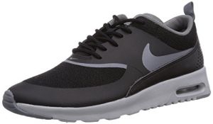 Nike Wmns Air Max Thea 599409-015 Damen Laufschuhe Training Schwarz (Blk/Cl Gry-Wlf Gry-Mtllc Slvr 015) 36