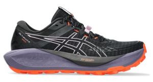 asics gel trabuco 13 gtx trailrunning schuhe schwarz koralle damen
