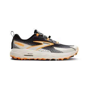 Brooks Cascadia 18 Schuhe Schwarz Beige SS25