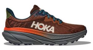 hoka challenger 7 trailrunning schuhe rot herren