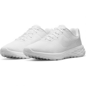 NIKE Revolution 6 Road Laufschuhe Herren white/white-white 42.5