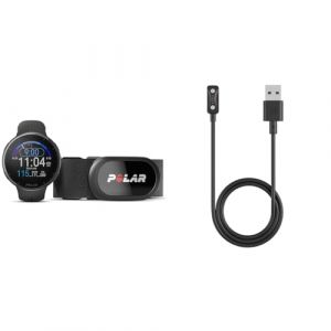 Polar Pacer Pro & H10 ? Moderne GPS-Sportuhr & Herzfrequenzsensor & USB-Ladekabel für Sportuhren & Fitnessuhren