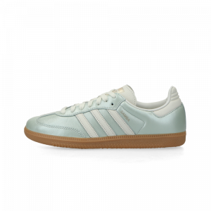 adidas Samba OG W "Linen Green Metallic" (off white / cyber metallic) - 36 2/3