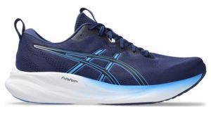 asics gel pulse 16 laufschuhe blau weis herren