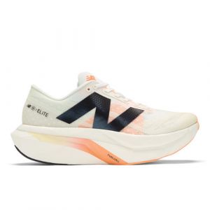 New Balance Damen FuelCell SuperComp Elite v4 in Weiß/Beige/Orange