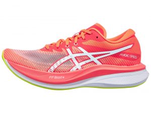 ASICS Magic Speed 3 Damen Laufschuh Sunrise/Weiß