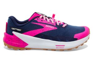 brooks womens catamount 2 trail running schuhe blau rosa