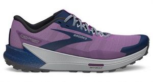 brooks catamount 2 trailrunning schuhe violett blau damen