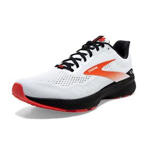 Brooks Launch 8 White/Black/Red Clay 12.5 D (M)
