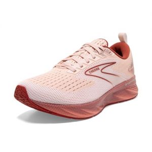 Brooks Damen Levitate 6 Neutral Running Shoe - Peach Whip/Pink - 8.5 Medium