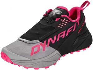 DYNAFIT W Ultra 100 Colorblock-Schwarz-Weiß - Dämpfender komfortabler Damen Laufschuh