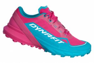 dynafit ultra 50 trailrunning schuhe fur frauen pink   blau
