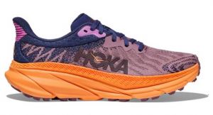 trail running schuh women hoka challenger 7 pink blue orange