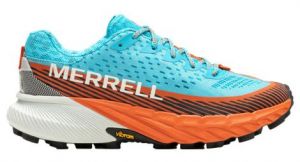 merrell agility peak 5 damen trailrunning schuhe blau orange