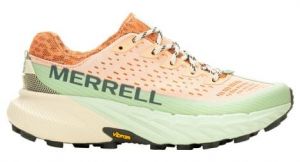 merrell agility peak 5 damen trailrunning schuhe orange hellgrun