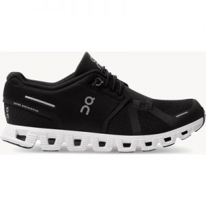 ON Running Women's Cloud 5 Trainers - Black/White - Size: UK 5