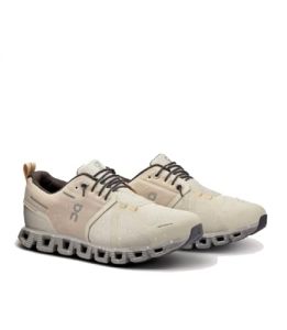 ON Running Cloud 5 Waterproof Women Sneaker Trainer Schuhe (Glacier/White