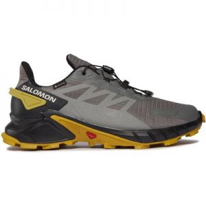 Laufschuhe Salomon Supercross 4 GORE-TEX L47317200 Schwarz