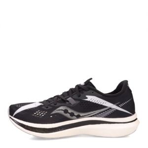 Saucony Men's Endorphin Pro 2 Running Shoe - Color: Black/White - Size: 11.5 - Width: Regular