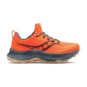 Schuhe Saucony Endorphin Trail Orange Grau