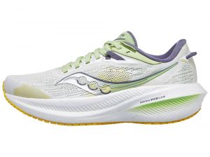 Saucony Triumph 21 Damen Laufschuh Weiß/Fern