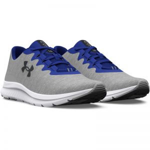 UNDER ARMOUR Charged Impulse 3 Knit Laufschuhe Herren 102 - mod gray/royal/black 44.5