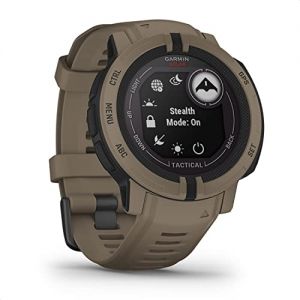 Garmin Instinct 2 Solar Tactical ? robuste GPS-Smartwatch mit unendlicher Akkulaufzeit im Smartwatch-Modus