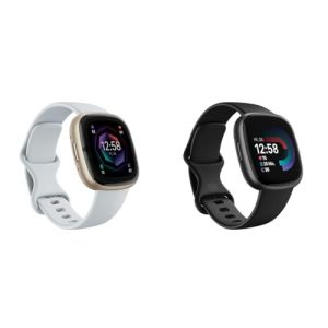 Fitbit Sense 2 by Google Smartwatch Damen/Herren Fitnessuhr & Versa 4 by Google ? Smartwatch Damen/Herren