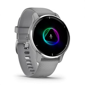 Garmin Venu 2 Plus ? GPS-Fitness-Smartwatch mit Bluetooth Telefonie und Sprachassistenz. Ultrascharfes 1