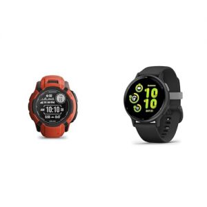 Garmin Instinct 2X Solar ? GPS-Smartwatch mit unendlicher Akkulaufzeit im Smartwatch-Modus & Vivoactive 5 - GPS-Smartwatch mit 1