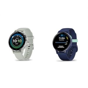 Garmin Venu 3S ? GPS-Fitness-Smartwatch mit Bluetooth Telefonie und Sprachassistenz & Vivoactive 5 - AMOLED GPS-Smartwatch mit Fitness- und Gesundheistfunktion