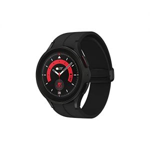 Samsung Galaxy Watch5 Pro Smartwatch Gesundheitsüberwachung Sportuhr Lange Akkulaufzeit [Amazon Excluded] - Version FR (Schwarz