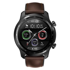 Ticwatch Pro 3 Ultra 4G WH11013 LTE Smartwatch mit Mobilfunkanschluss von Vodafone OneNumber und Orange eSIM Qualcomm und Mobvoi Dual Wear OS Blutsauerstoff-Erkennungsprozessorsystem