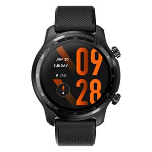 Ticwatch Pro 3 Ultra GPS Smartwatch Qualcomm SDW4100 und Mobvoi Dual Processor System Wear OS Smart Watch für Männer Blutsauerstoff IHB AFiB Erkennung Ermüdungsbewertung 3-45 Tage Batterie