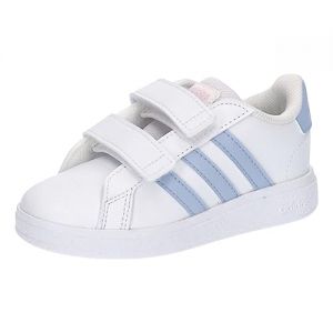 adidas Unisex Baby Grand Court Lifestyle Hook and Loop Shoes Schuhe-Niedrig