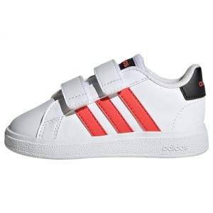 adidas Unisex Baby Grand Court Lifestyle Hook and Loop Shoes Sneakers