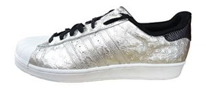 adidas Unisex Erwachsene Originals Superstar Foundation Sneaker Silber Größe 41