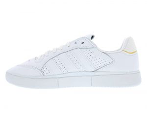 adidas Tyshawn Low Shoes - White/White/Gold Metallic - 8.0