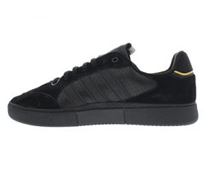 adidas Tyshawn Low Shoes - Core Black/Core Black/Gold Metallic - 9.0
