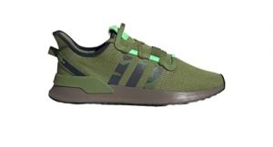 adidas Men's Tennis U_Path Run Shoes Forest Green/Forest Green/Shock Lime (us_Footwear_Size_System