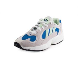 adidas Men's Yung-1 Footwear White/Glow Green/Collegiate Royal 10.5 D US