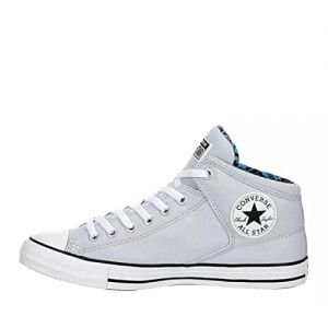 Converse Unisex Chuck Taylor All Star High Street Mid Canvas Sneaker ? Schnürverschluss Stil ? Weiß/Rot/Clematis Blau